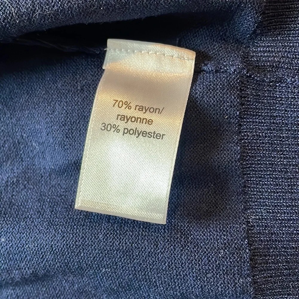 Maurices Medium Navy Blue Cropped Cardigan Sweater (NEW) - Picture 5 of 5